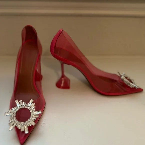 Amina Muaddi Begum PVC Pump - Picture 7 of 12